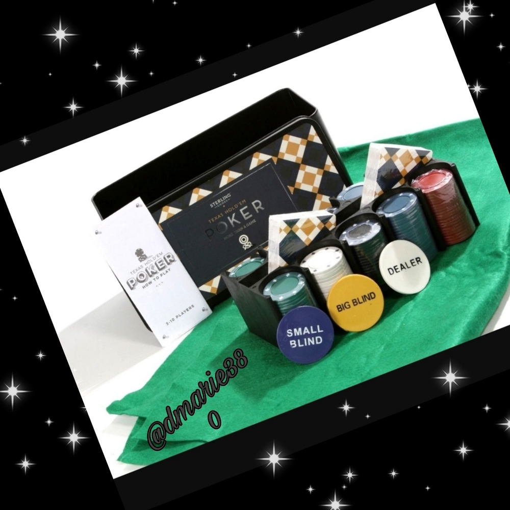 New Sterling Goods Texas Hold ‘Em Poker Gaming Set